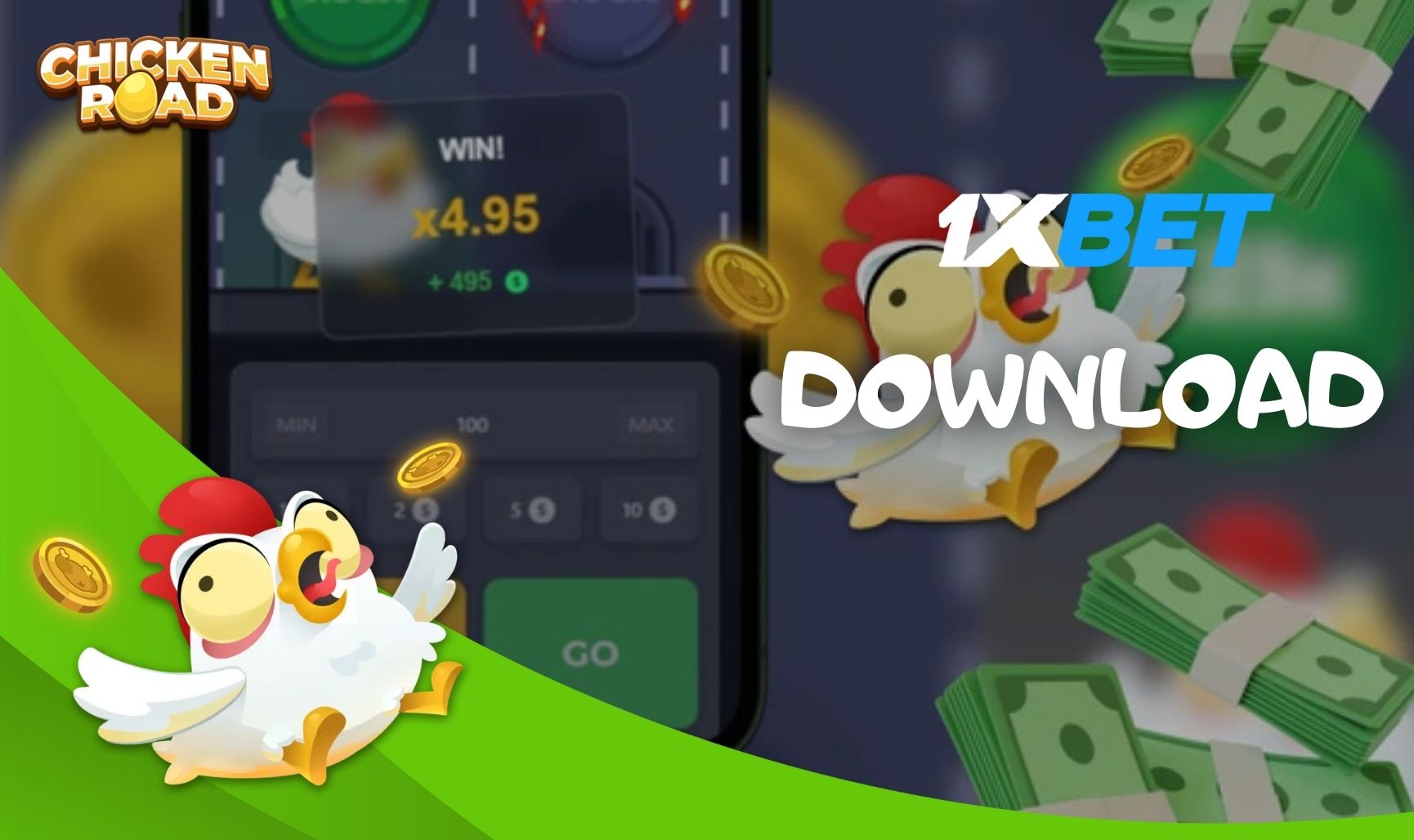 Download the 1xBet App to Play Chicken Road in India